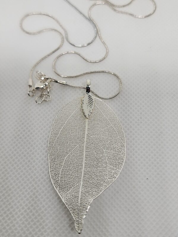 Silver Leaf Necklace